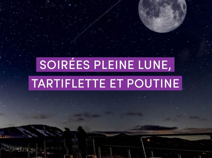 Soirée pleine lune au sentier des cimes